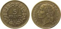 Frankreich 5 Francs AlBr Lavrillier, zaponiert, Gad. 761 -