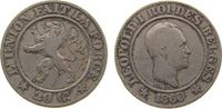 Belgien 20 Centimes KN Leopold I -