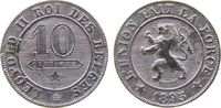 Belgien 10 Centimes KN Leopold II, des Belges -
