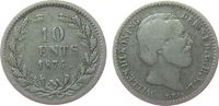 Niederlande 10 Cent Ag Wilhelm III, Schulman 653 -