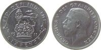 GB Großbritannien ab 1708 6 Pence Ag Georg V, winziger Einhieb -