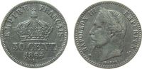 Frankreich 50 Centimes Ag Napoleon III, A (Paris) -