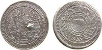 Thailand 1/16 Baht Ag Rama IV, 1851-68, kleine Lötspur, Elefant