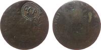 Portugal 40 Reis Ku Maria II (1834-1853), 1 Pataco, Gegenstempel GCP (Gobierno Civil de Porto) mit Punkt, Basismünze gering erhalten, Gegenstempe -