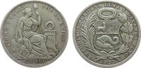 Peru 1 Sol Ag Republik -