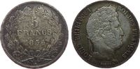 Frankreich 5 Francs Ag Louis Philippe I, B (Rouen) -