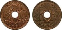 Französisch Indochina 1/2 Cent Br Gad.3, etwas fleckig