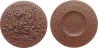 Märchen Medaille Böttger Steinzeug Meissen - Tag der Offenen Tür, Froschkönig, ca. 43 MM, braun -