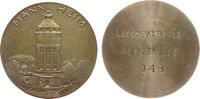 Städte Medaille Bronze Mannheim - Landesverbands-Ausstellung 1948 (gepunzt), Wasserturm / Schrift, ca. 45 MM -