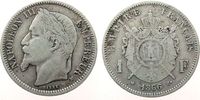 Frankreich 1 Franc Ag Napoleon III, BB (Strasbourg) -