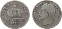Frankreich 50 Centimes Ag Napoleon III, K (Bordeaux) -