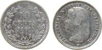 Niederlande 10 Cents Ag Wilhelmina I, Schulman 876 -