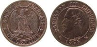 Frankreich 1 Centime Br Napoleon III, W (Lille) -