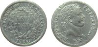 Frankreich 1/2 Franc Ag Napoleon Empereur, W (Lille), justiert -
