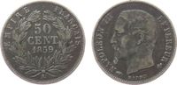 Frankreich 50 Centimes Ag Napoleon III, A (Paris) -