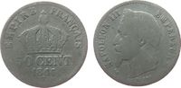 Frankreich 50 Centimes Ag Napoleon III, K (Bordeaux) -