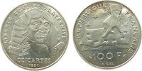 Frankreich 100 Francs Ag Descartes -