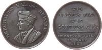 Schweiz Medaille Silber Haller Berthold - auf die 300-Jahrfeier der Reformation in Bern, Brustbild nach links / Mehrzeiler, Signatur: G (Gruner), -