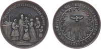 Reformation / Religion Medaille Silber Firmung, Firmszene Durch die Auflegung Ihrer Hände / Taube im Strahlenkranz - Empfangen Sie den Heiligen Geist, v. Dr Picture