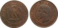 Frankreich 10 Centimes Br Napoleon III, A (Paris) -