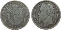 Frankreich 1 Franc Ag Napoleon III, A (Paris) -