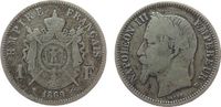 Frankreich 1 Franc Ag Napoleon III, BB (Strasburg) -