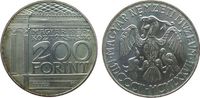 Ungarn 200 Forint Ag Nationalmuseum, Patina -