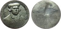 Reformation / Religion Medaille Zink Luther Martin, Leipzig, 400 Jahre deutsche Schriftsprache, ca. 33,5 MM, entfernte Nadel -