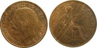 GB Großbritannien ab 1708 1 Penny Br Georg V, Seaby 4051, kleiner Randfehler, leichte Flecken -