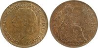 GB Großbritannien ab 1708 1 Penny Br Georg V, Seaby 4055, etwas fleckig -