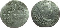 Polen 3 Gröscher Ag Sigismund III (1587-1632), Posen, IF 90, etwas gewellt -