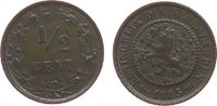 Niederlande 1/2 Cent Br Wilhelm III -