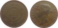 Straits Settlements 1 Cent Ku Victoria (1837-1901) -