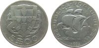 Portugal 5 Escudos Ag Republik -