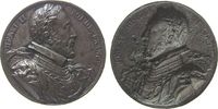 Frankreich Klischee Bronzeguß Henri II (1547-59), v. Caque 1836, ca. 51,2 MM, spätere Anfertigung -
