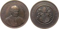 Reformation / Religion Medaille Bronze Haffner Paul Leopold (1829-1899) Bischof - auf die Wiederbesetzung des bischöflichen Stuhls in Mainz, Brustbild halbrecht -