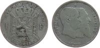 Belgien 1 Franc Ag Leopold II, 50 Jahre Staatsgründung -