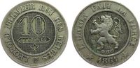Belgien 10 Centimes KN Leopold II -