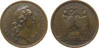 Frankreich Medaille Bronze Louis XV. (1715-1774 ) - auf die Vermählung des Dauphins Louis Ferdinand mit Maria Theresia Rafaela von Spanien, Büste na -