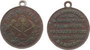 Städte tragbare Medaille Bronze Barmen - auf das 15. Rhein- Westf. Feuerwehrverbandsfest, Feuerwehrhelm mit zwei Äxten - Gut Schlauch / Mehrzeiler, ca. 3 -