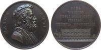 Italien Medaille Bronze Polo Marco (1254-1324) - auf das neunte Treffen der italienischen Wissenschaftler in Venedig, Brustbild nach rechts / Geb -