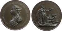 Medaille 1885 Bronze Berlin - auf die Kochkunstausstellung, Verband Deutscher Köche, Büste von Kronprinzessin Victoria / weibliche Gestalt auf vz+