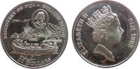 Fidschi Inseln 10 Dollars Ag Bligh William, Ruderboot, angelaufen -