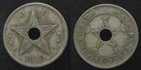 Belgisch Kongo 20 Centimes KN fleckig-spotted, Schön 19