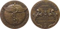 Frankreich Medaille Bronze Verseilles - auf den 25.Jahrestag FCE (Femmes Chefs d'Entreprises), Yvonne Edmond Foinant, Schlange umwindet einen geflüg -