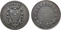 Frankreich Prämienmedaille Silber St. Quentin - als Dank für die Hilfe der Amerikaner im 1. Weltkrieg, Wappen / Gravur: A Monsieur ED CURTIS Citoyen des Et -