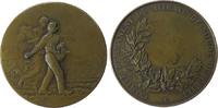 Frankreich Medaille Bronze Auf den Sodanitratabbau, (Natriumnitrat / Stickstoffdünger) in Chile, Bauer beim düngen des Ackers - dahinter weibliche G -