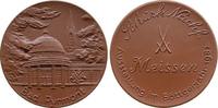 Städte Medaille Porzellan braun Bad Pyrmont - Schürk Nachf., ca. 53,5 MM -