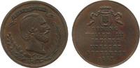 Niederlande Medaille 1853 Bronze Willem III, auf seinen Besuch in Utrecht, ca. 28,2 MM vz