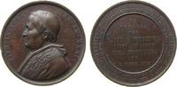 Vatikan Medaille Bronze Pius IX (1846-78) - auf seinen Tod, Brustbild nach links / Mehrzeiler, v. Giov. Vagnetti, ca. 51 MM, fleckig, kleiner Ran -